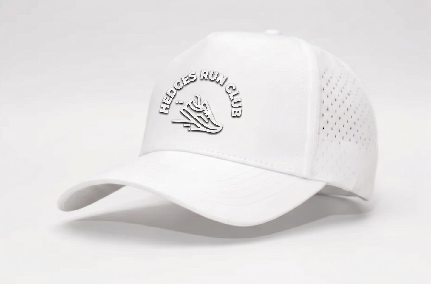 Onpeak Arctic White X Hedges Run Club - White/Black Duel Tone Logo