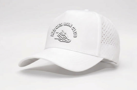 Onpeak Arctic White X Hedges Run Club - White/Black Duel Tone Logo