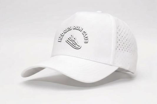 Onpeak Arctic White X Hedges Run Club - White/Black Duel Tone Logo
