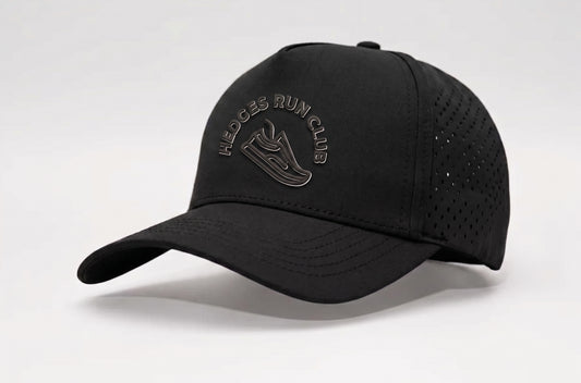 Onpeak Phantom Black X Hedges Run Club  - Black/White Duel Tone Logo