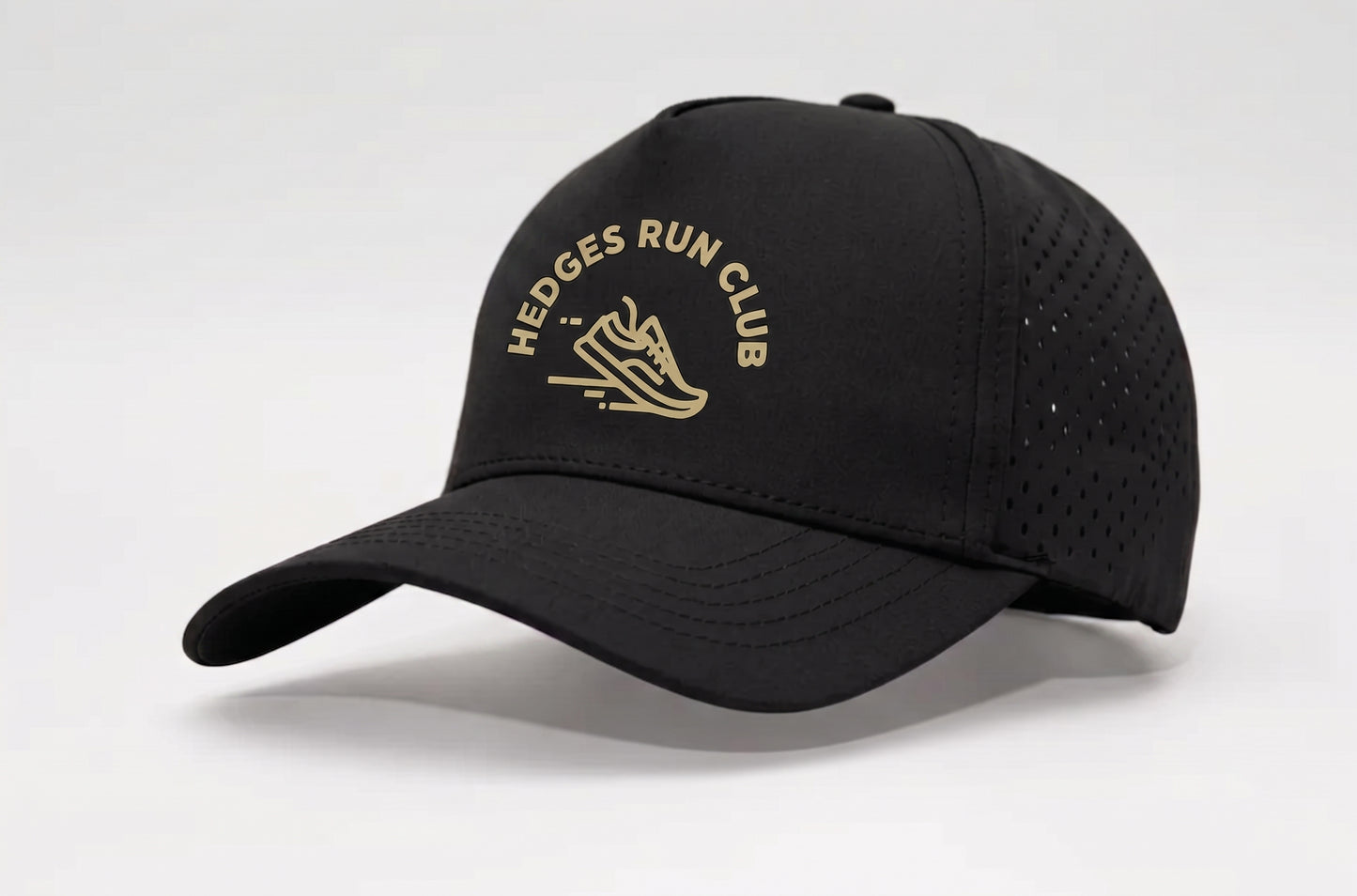 Onpeak Phantom Black X Hedges Run Club  - Gold Tone Logo