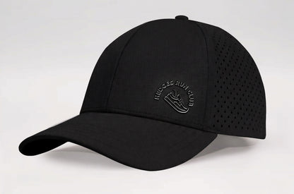 Onpeak Stealth Black X Hedges Run Club  - Black/White Duel Tone Logo
